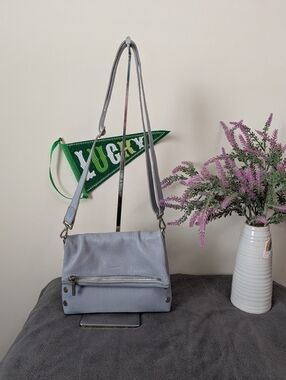 Hammitt VIP Medium Fold Over Crossbody In Songbird Blue